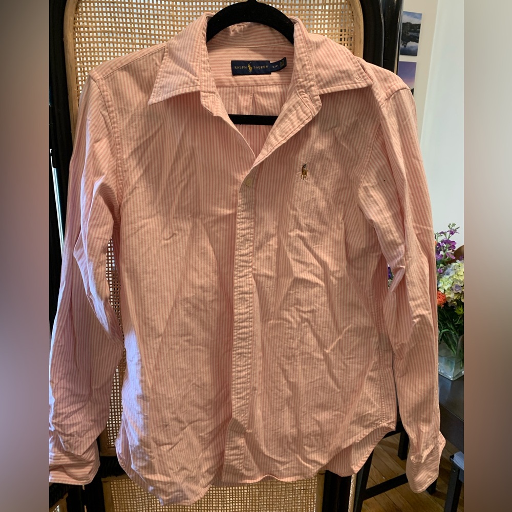 Ralph Lauren pink button up